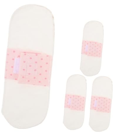Gatuida Slipeinlagen Waschbare 4 Baumwolle aus Wiederverwendbare für Atmungsaktiv Weiche Periodeneinlagen Frauen und Menstruation und Wochenbett