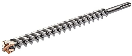 Dewalt SDS-Max Elite Hammerbohrer DT60847 (42x570x450mm, mit Vier-Schneiden-Geometrie, Vollhartmetall-Spitzen & Iron Blast Technologie, für den Einsatz in Beton, Mauerwerk, Natur- & Kunststein)