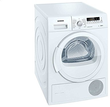 Siemens iQ700 WT46W261 - Asciugatore a pompa di calore, A++/8 kg/Condensatore autopulente, tamburo protettivo, programma di asciugatura 40 minuti