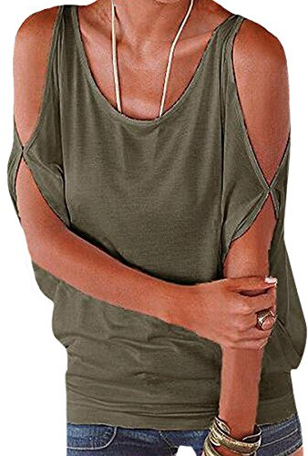 365-Shopping® Japansk stil av damer topp T – skjorta blus longshirt tunika tanktop topp