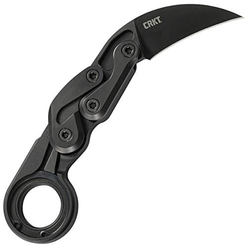CRKT Provoke, Plain Edge, D2 Steel, 2.41 Blade, Kinematic Folding Knife | 6,12 cm Hawkbill Klinge, D2-Stahl für Kantenhaltung, leichter Aluminiumgriff, kinematische Bereitstellung, Kinematic™-Öffnung