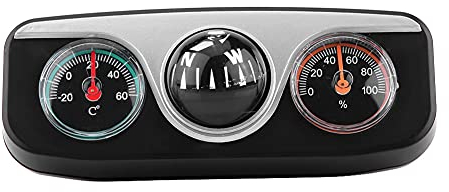 3 in 1 Auto LKW Dash Mount Navigationsrichtung Kompass Thermometer Hygrometer