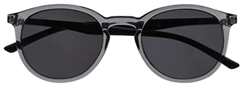 OPULIZE Met Grande Comodo Chiaro Grigio Nero Braccia Uomo Donna Lettori Sole UV400 S60-7 +0,00