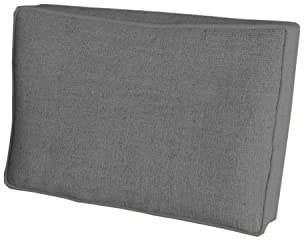chilly pilley Palettenkissen Palettenauflage Palettenpolster Sitzkissen Rückenlehne Kaltschaum Schaumflocken Füllung viele Größen und Farben (Seitenkissen 60x40x12cm, Grau)