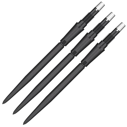 Target Darts Swiss Point Storm Nano Dart Points (3er-Pack Spitzen) 26mm Schwarz SP – Change Point, Professionelles Dart-Zubehör