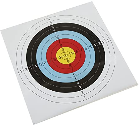 60 cm Bogenschießen-Zielpapier, Verdicktes Papier für Drinnen und Draußen, Zielpapier 30er-Pack for Bogenschießen Schießen Jagdübungen