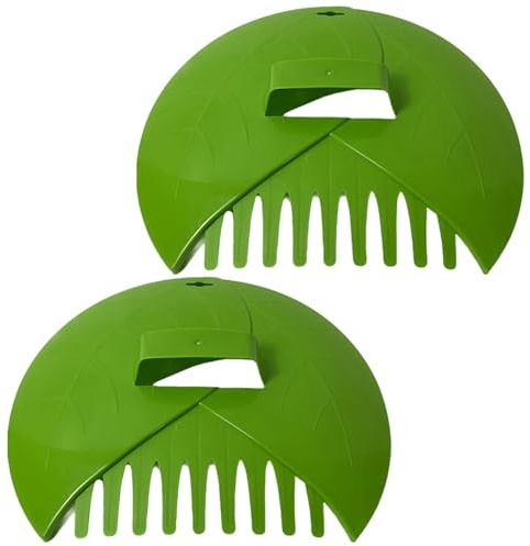 Salyeeluly Garras de Hojas, recogedor de Hojas | 2 rastrillos de Mano con Forma de Pala de Hojas,Recolector de Hojas, Garras para Recoger Hojas, recogedor de Hojas para Limpieza
