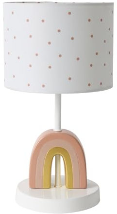 VERTBAUDET Lampe de chevet pied Arc-en-ciel rose TU