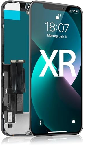 ETech61 Pantalla LCD de repuesto para iPhone XR con digitalizador táctil para iPhone XR A1984 A2105 A2106 A2108
