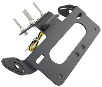 DINGYIG Für Y&amaha YZF-R6 R6 2006-2021 Motorrad Hinten Kennzeichen Halter Halterung Mit Licht Kit