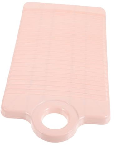 minkissy 1 handwäsche handwash Schnelle Reinigung Waschbrett Handdekor Handschrubber großes Scheuerbrett rutschfestes Wäschebrett sauber Lavar Händewaschen Abs werkzeug Wäschezubehör Rosy