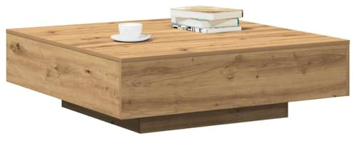 vidaXL Couchtisch Artisan-Eiche 100 x 100 x 31 cm | Ansprechendes modernes Design, das zu verschiedenen Einrichtungsstilen passt,