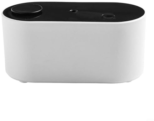 GLFLOW Diffuseur d'huiles essentielles, nébuliseur sans eau, désodorisant pour la maison, la chambre, parfum aromatique, 13 W, 2000 mAh, rechargeable (blanc)
