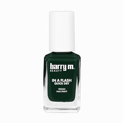 In A Flash Quick Dry Nail Paint, Shade Forest Green Forest Fantasy | Dark Green Nail Polish