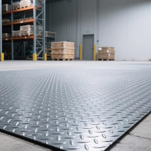 Lino Sol Rouleau, Rouleau de Revêtement de Sol en PVC Épais et Résistant à L'humidité for Lavage Auto, Tapis de Garage for SUV, Voitures de Sport, Facile à Nettoyer et à Découper