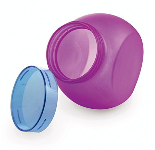 Villa d'Este Home Tivoli 2179943 Fluo Biscottiera Vetro con Cop Plastica