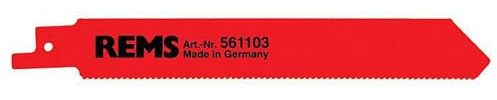 Rems Sägeblatt (150-1,8, 5 Stück, HSS-Bi flex, für Metall und nichtrostenden Stahl geeignet) 561103 R05