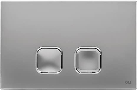 PLACCA OLI PLAIN MATT CHROME CODICE 070828