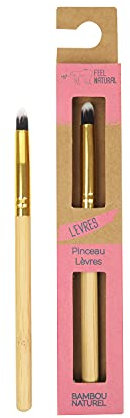 FEEL NATURAL - Pennello trucco - labbra - bocca - bambù naturale - fibre ultra morbide