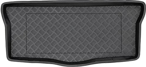 M MOTOS Tapetes de PE para maletero apata para Citroen C1 I 2005-2014 Mejore la comodidad de su viaje con la resistente alfombrilla para el maletero del coche, que protege contra la suciedad y el polv