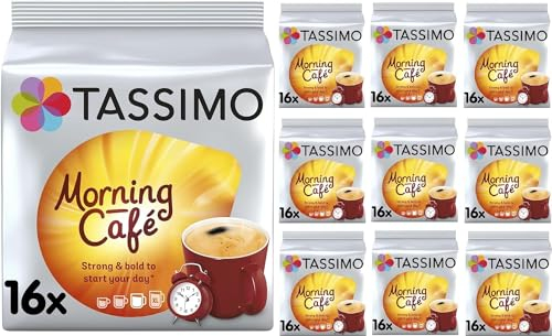 Tassimo Morning Café Coffee Pods x16 (Pack of 10, Total 160 Drinks)