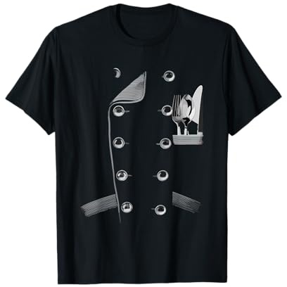 Divertido Chef Chaqueta Uniforme Cocinar Cocinero Chef Cocina Culinaria Camiseta