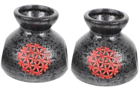 Cabilock Elegante Vintage Schreibtischvase Mini-blumenvase für Keramik Zahnstocherhalter Ästhetische Wohndekoration
