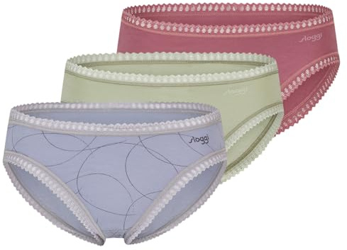 Sloggi Women's Go Crush Hipster C3P Briefs, Multiple Colours 8, XL (Confezione da 3), Multiple Colours 8, XL