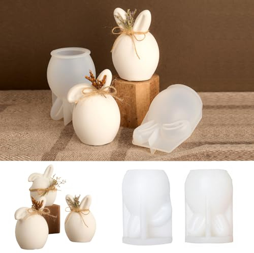 Silikonformen Gießformen Ostern, Silikonformen Gießformen, 5er Ostereier, DIY Easter Eggs, Gieß-formen Silikon, Silikonform Ostern, Silikonform Frühling,für DIY Ostereier Deko, Osterdeko (J)