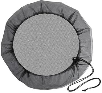 Coperchio a rete per barile a pioggia, Copertura for barili for la pioggia da 60-120 cm, copertura for serbatoi d'acqua for esterni, rete for barili for la pioggia, secchi for la raccolta dell'acqua,