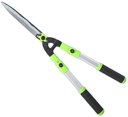 OLSKFUH Gartenheckenschere Gartengeräte, Professionelle Heckenschere Ausziehbare Heckenschere Schwer Zum Beschneiden Von Rabatten Formgehölze Buchsbaum Dekorative Gräser,