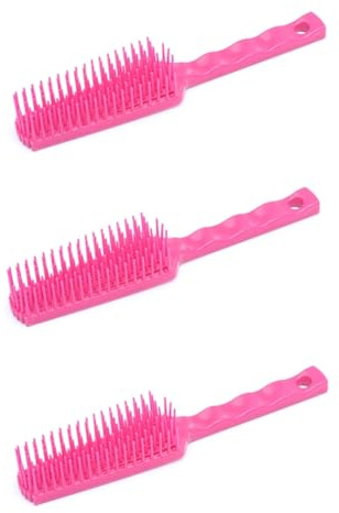 Lonrtesw Peigne Démêlant pour en Plastique, Idéal pour Les Crinières et Les Queues Longues. Couleur Aléatoire.
