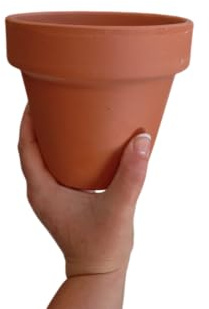 Florero de Barro - Maceta Tradicional Perfecta para el Hogar o la Oficina