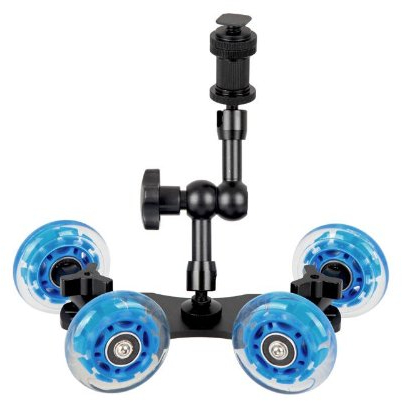 Ayex - Trépied Roulant pour Appareil Photo ou caméra, 18 cm