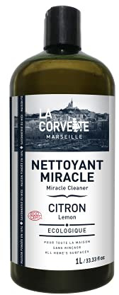 La Corvette Ecocert Limpiador Milagro Limón Multiusos para Limpieza del Hogar y Superficies - 1000 ml
