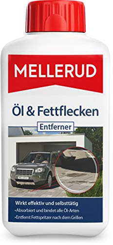 MELLERUD Öl & Fettflecken Entferner | 1 x 0,5 l | Wirkungsvolles Mittel gegen hartnäckige Verschmutzungen auf allen Oberflächen im Innen- und Außenbereich