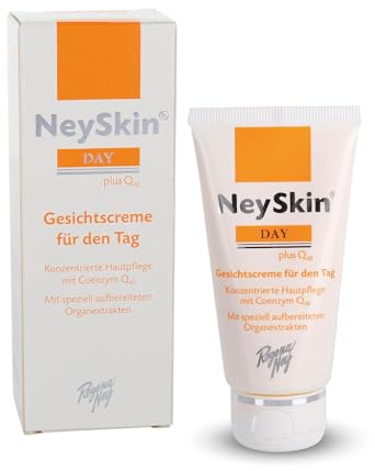 NeySkin DAY Tagescreme - Feuchtigkeitsspendende Gesichtscreme für den Tag, mit Organextrakt, Coenzym Q10 und Sheabutter, für Frauen und Männer, parabenfrei, aus deutscher Herstellung, 50 ml