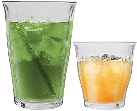 Duralex Picardie Verres à vin - Gobelets 200ml, 360ml highballs - Lot de 12