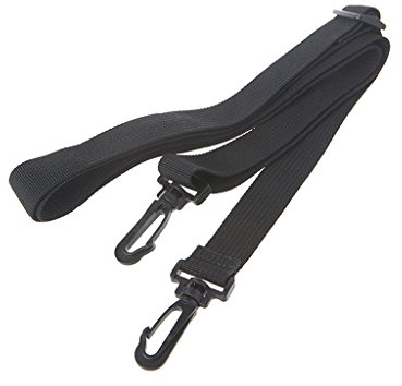 Mya Ersatz-Schultergurt, verstellbar, 90 – 160 cm, für Gitarrengurt, Schwarz , 90-160cm/35.43-62.99''