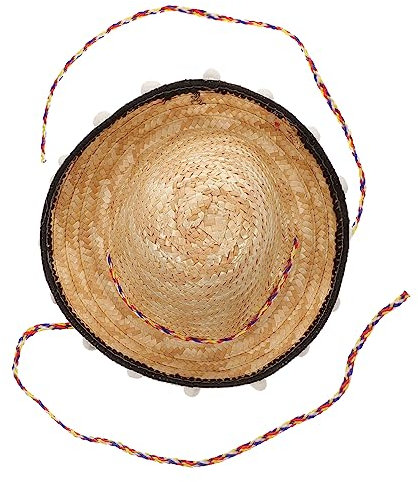 OKUMEYR Sombrero De Fiesta Sombrero De Playa Sombrero De Vaquero Hawaiano Sombrero Parasol Sombrero Hawaiano Sombrero Mexicano De Hoja De Palma Sombreros De Playa para Adultos Vestir Niño