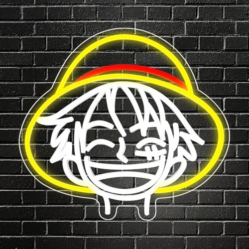 PILOYINDE Neon Schild Anime Gaming Leuchtreklame für Wanddekoration Gaming Led Schild für Gaming-Fans Schlafzimmerdekoration Weihnachtsgeschenke Männergeschenke
