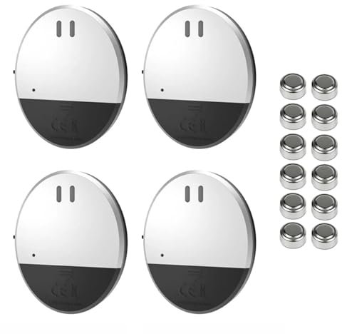 Shackcom 4pcs Allarme per Porte e Finestre 130dB,Wireless Magnetico Allarme Antifurto Sistema Sensori di Sicurezza Domestica con Batteria,per i Negozi di Home Office