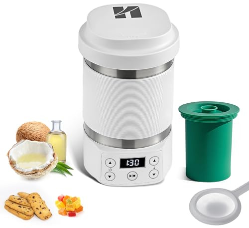 Huanyu Decarbossilatore per erbe Macchina per l'infusione dell'olio di erbe con tazza in silicone Burrificio per erbe Decarbossilatore e infusore per erbe con colino