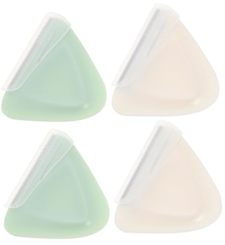 Acciaio Inossidabile Rasoio per Sopracciglia ABS 4 Pezzi | Rifinitura Precisa, Portatile e Affilatura Duratura, per Viso, Gambe e Braccia, Set Pratico