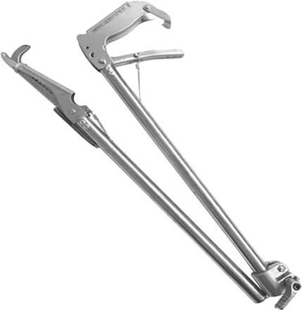 Angoily Pinza per Granchi in Acciaio Inossidabile Antiscivolo Morsetto lungo per Anguille e Aragoste Accessorio Cucina Resistente per Raccolta Frutti di Mare e Rifiuti