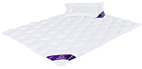 Träumeland T060301 Einziehdecken-Set Märchenweich: Decke (100 x 135 cm) und Kissen (40 x 60 cm)