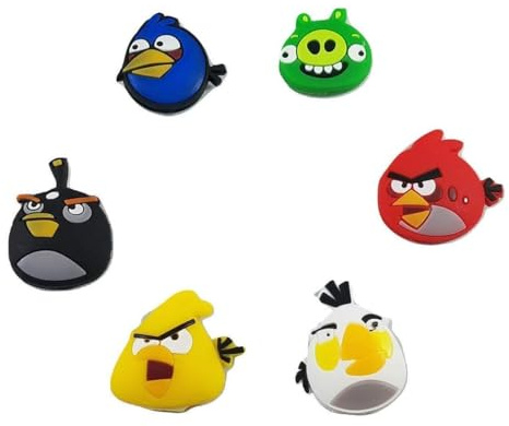 Tennis vibrationsdämpare rolig emoji 6-pack!