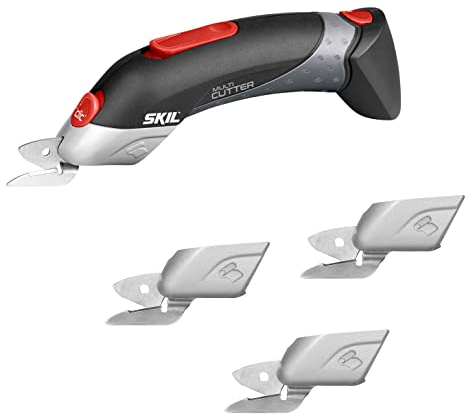 Skil Akkuschere Multi-Cutter 2900 AJ (Universalschneider, inkl, Ladegerät, Akku 4,8 V, 4x Scherenkopf, Universalschere)