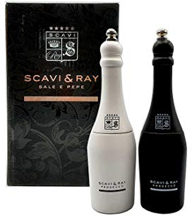 Mixcompany.de Bar & Glas Food Shaker - Salz + Pfeffer Streuer, Edelstahl, Zylindrisch