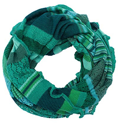 Invero, Loop sjal Zita, 100 % merinoull, pepparmynta, One size